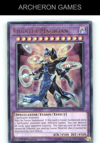 Quintet Magician Ultra Rare YUGIOH Card
