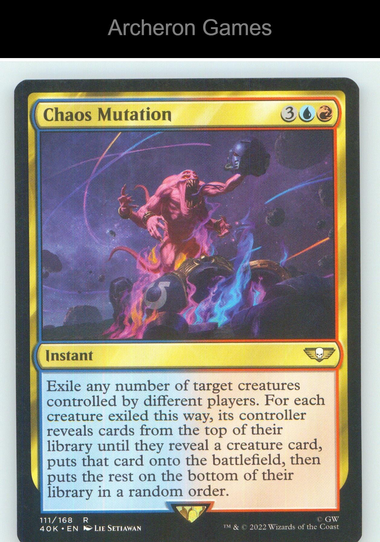 Chaos Mutation (Surge Foil) 111 R MTG Card NM/EX+