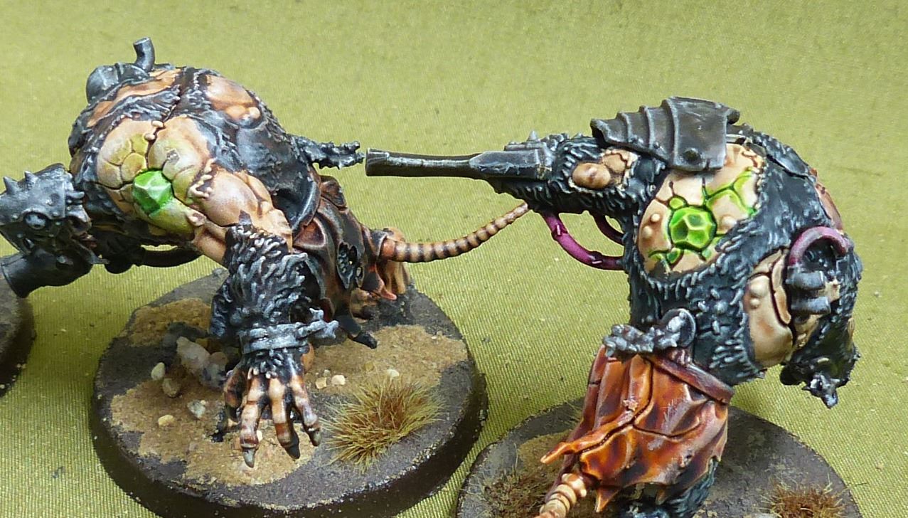 Rat Ogors painted - Skaven - Warhammer AoS #5SE