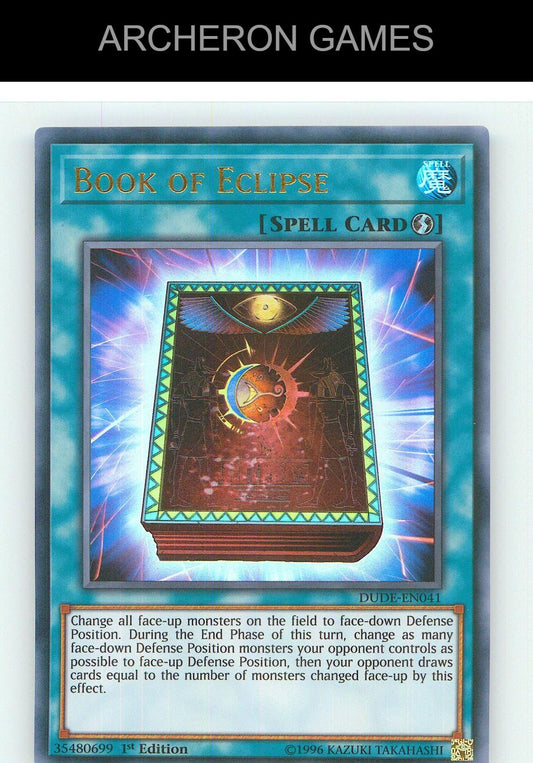 Book of Eclipse Ultra Rare YUGIOH Card 1st Edition