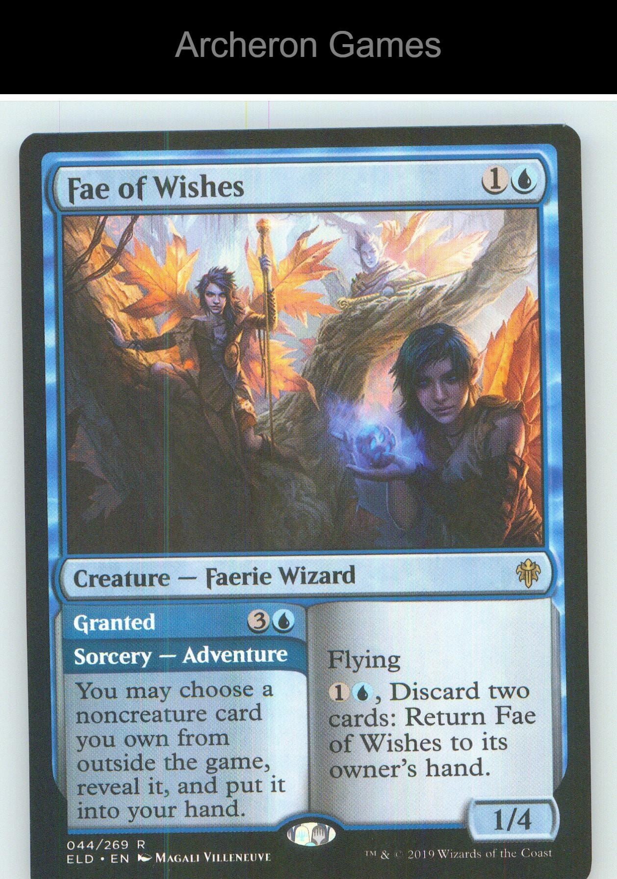 Fae of Wishes ELD 44 R MTG Card NM/EX+