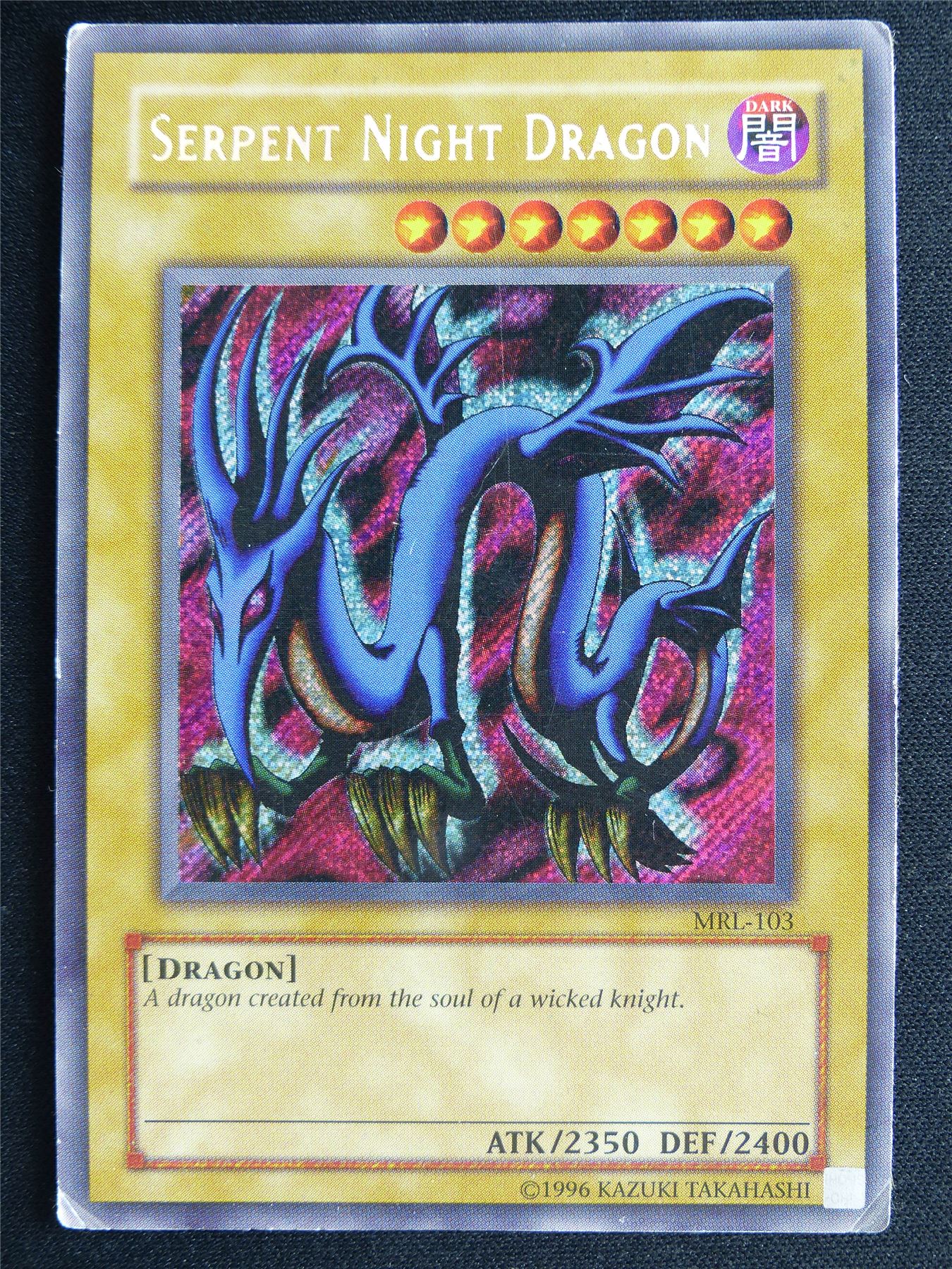 Serpent Night Dragon MRL Secret Rare played - Yugioh Card #4RQ