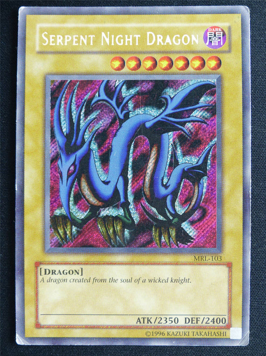 Serpent Night Dragon MRL Secret Rare played - Yugioh Card #4RQ