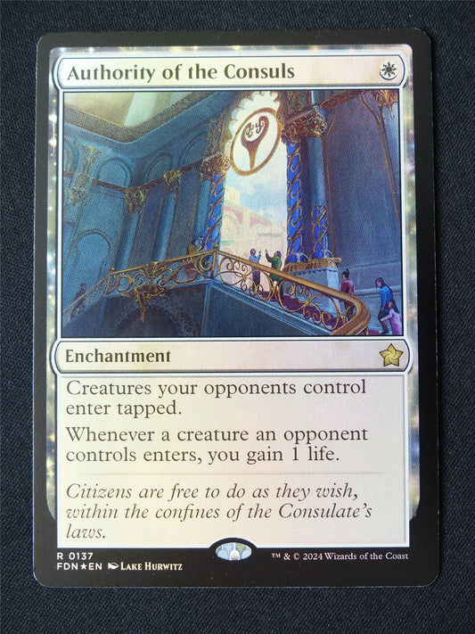 Authority of the Consuls Foil - FDN - Mtg Card #4L1