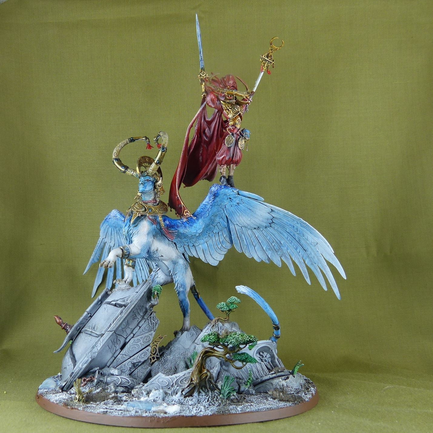 Archmage Teclis and Celennar - Spirit of Hysh - Lumineth Realm-Lords - Painted - Warhammer AoS #GB