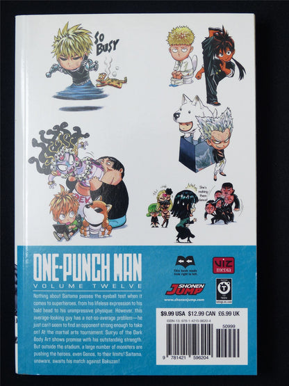 One-Punch Man Volume 12 - Viz Media Manga #50G