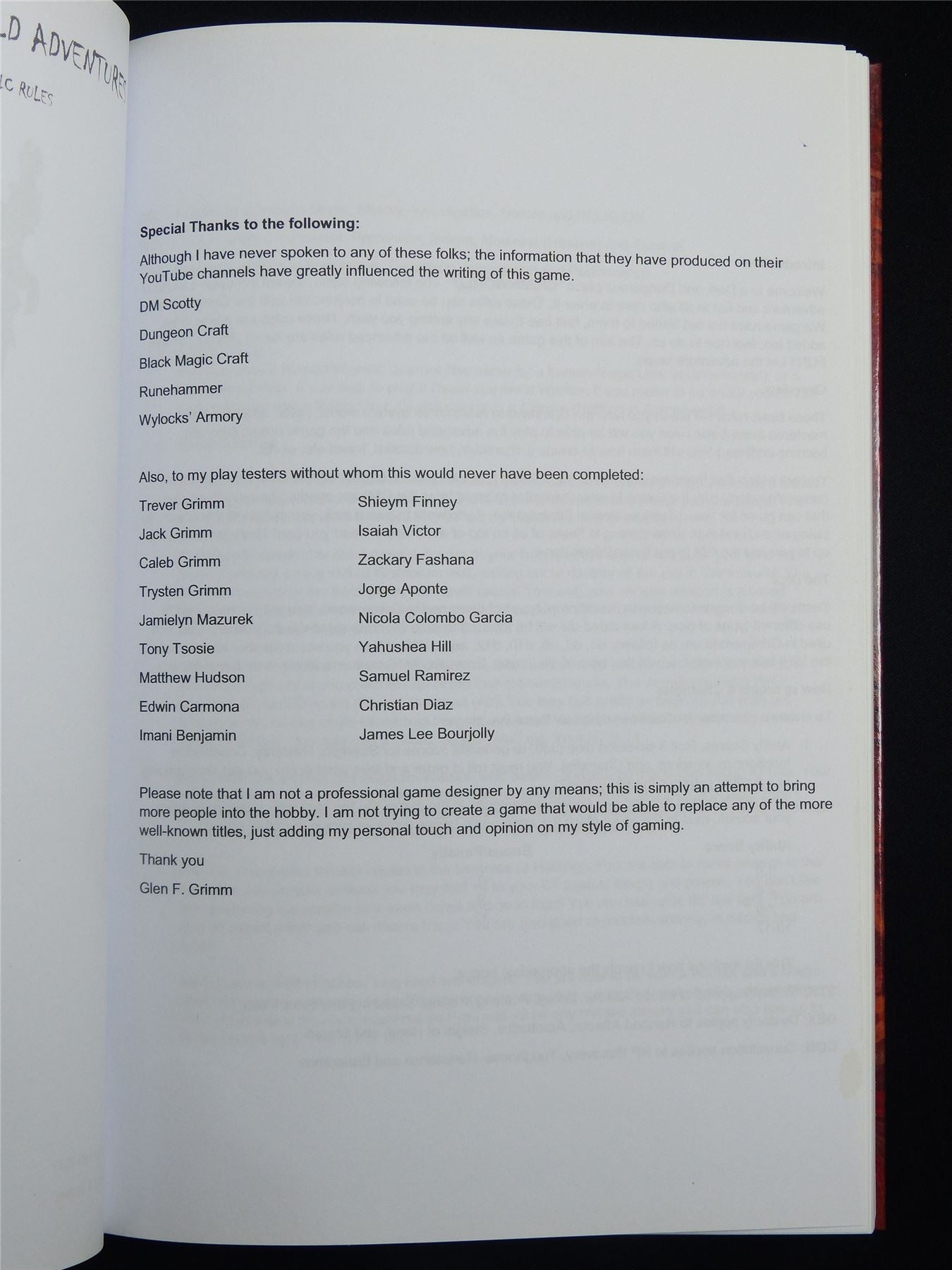 Grimmworld Compendium: Grim Dark Fantasy Roleplay Game Hardback #1XC