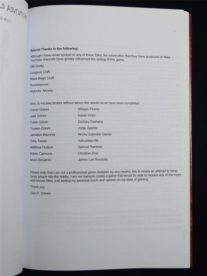 Grimmworld Compendium: Grim Dark Fantasy Roleplay Game Hardback #1XC