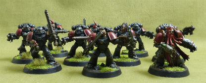 MKII Tactical Squad set of 10 painted - Space Wolves - Warhammer Horus Heresy #4XI