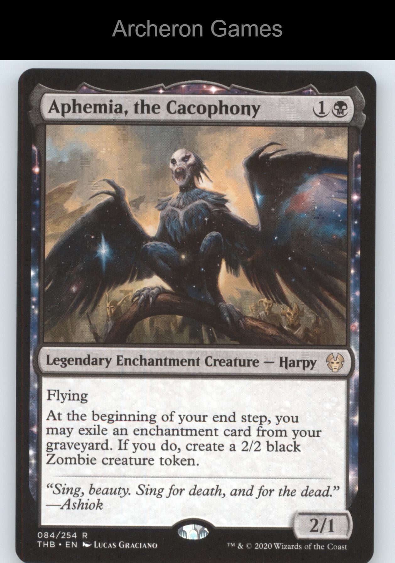 Aphemia, the Cacophony 84 R MTG Card Theros Beyond Death