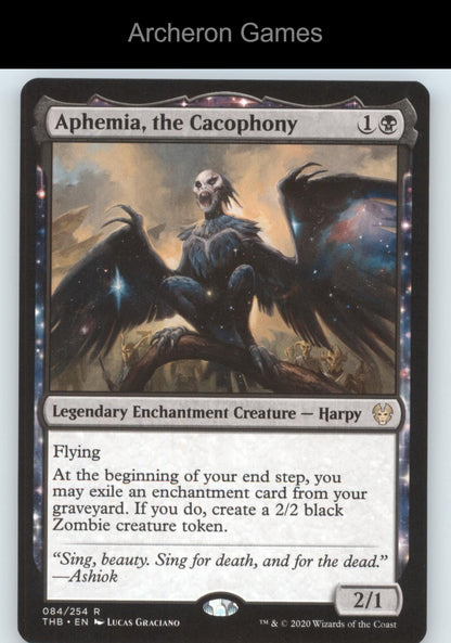 Aphemia, the Cacophony 84 R MTG Card Theros Beyond Death