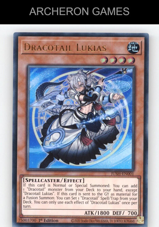 Dracotail Lukias Ultra Rare YUGIOH Card