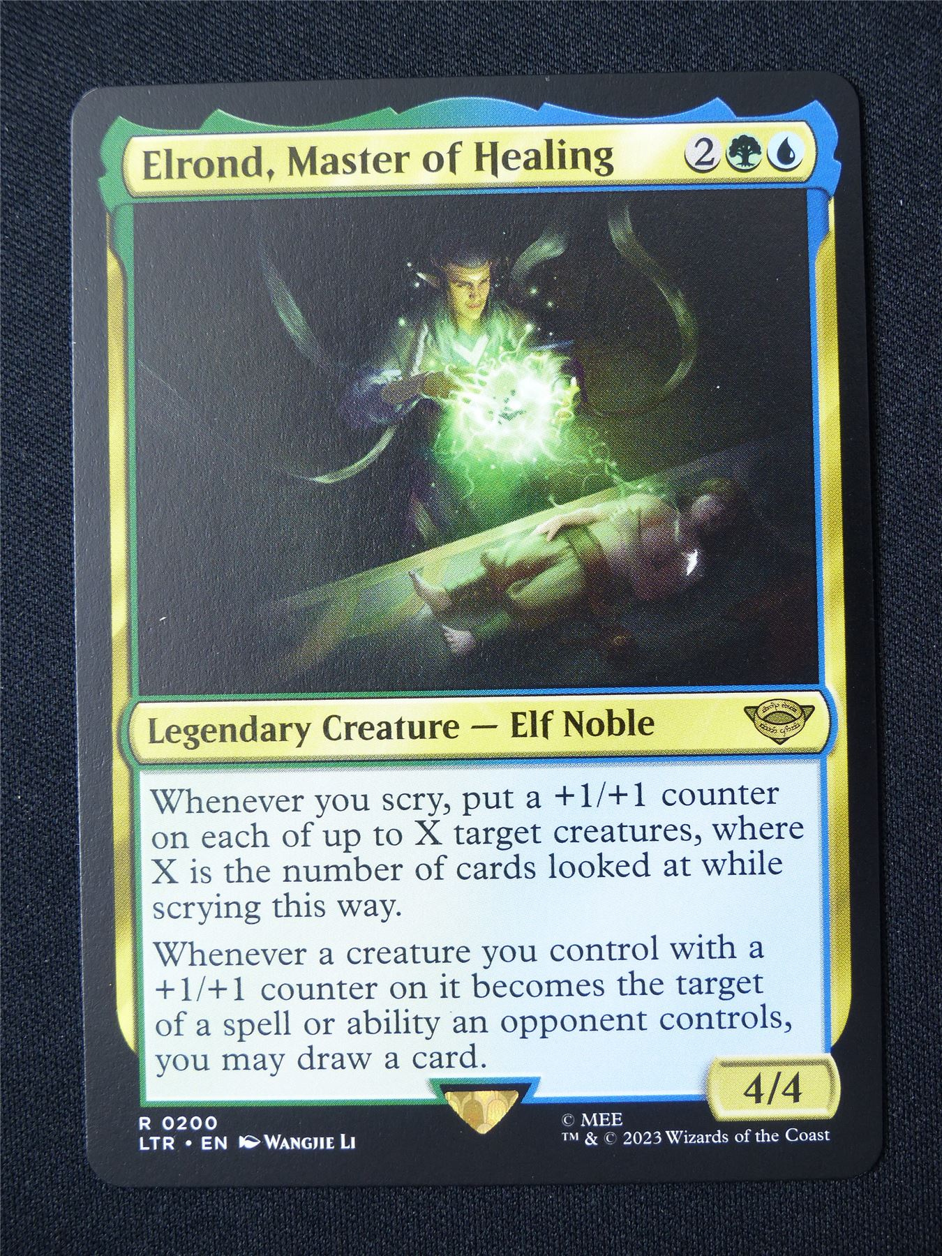 Elrond Master of Healing - LTR - Mtg Card #4X1