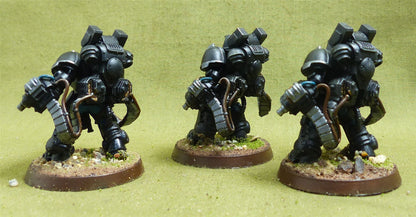 Aggressor Squad painted - Iron Hands - Warhammer 40K #1QS