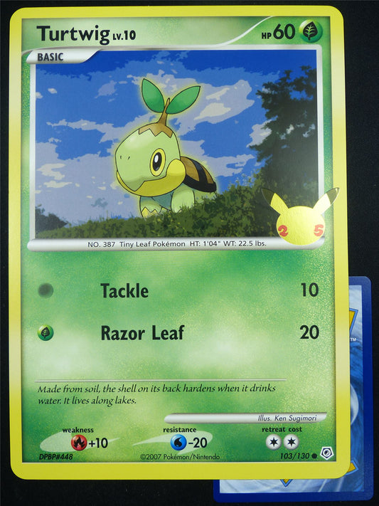 Turtwig 103/130 25th Celebration Promo - Jumbo Pokemon Card #53X