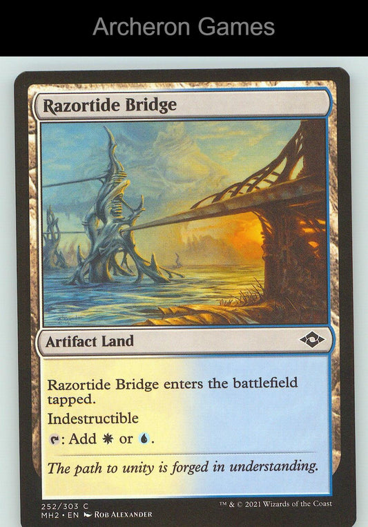 Razortide Bridge MH2 252 C MTG Card NM/EX+