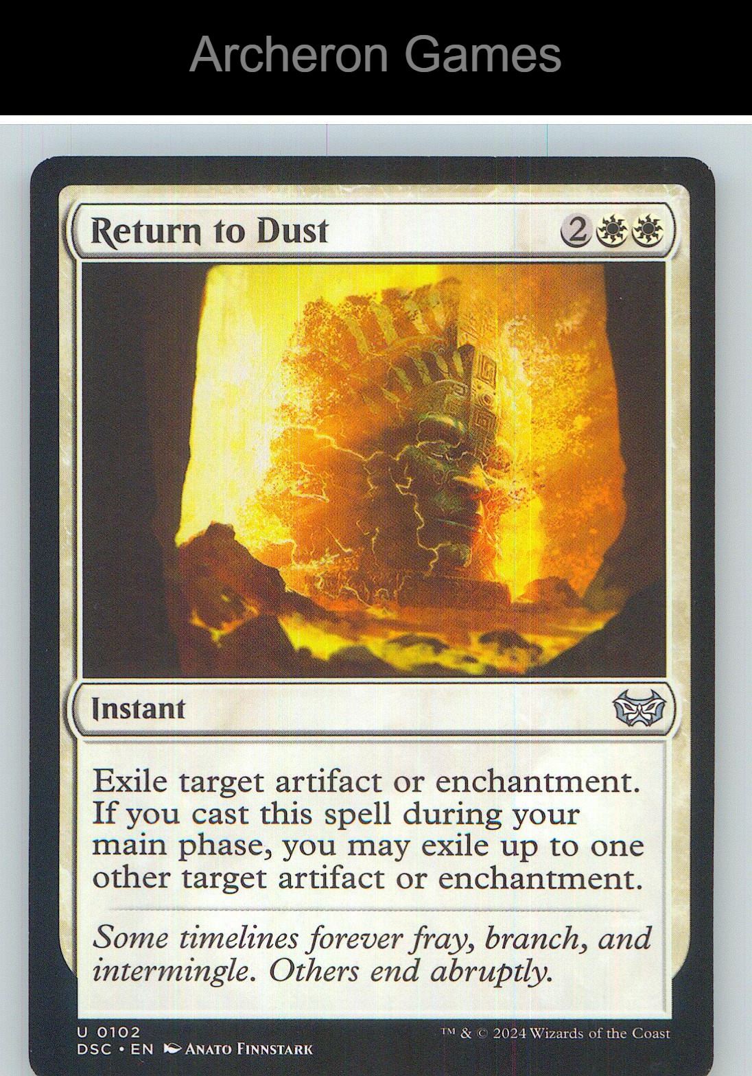 Return to Dust DSC 102 UC MTG Card NM/EX+