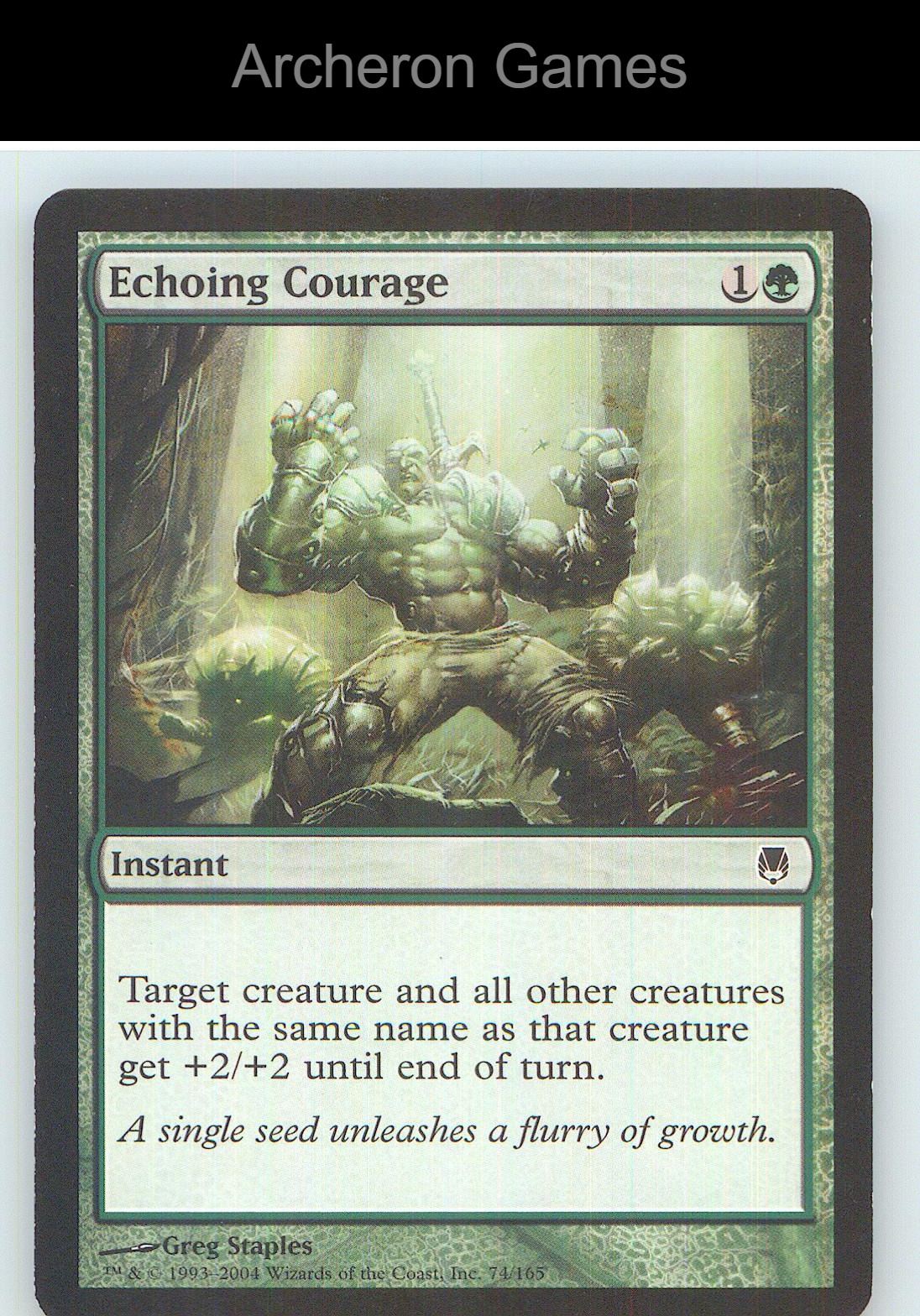 Echoing Courage DST 74 C MTG Card NM/EX+