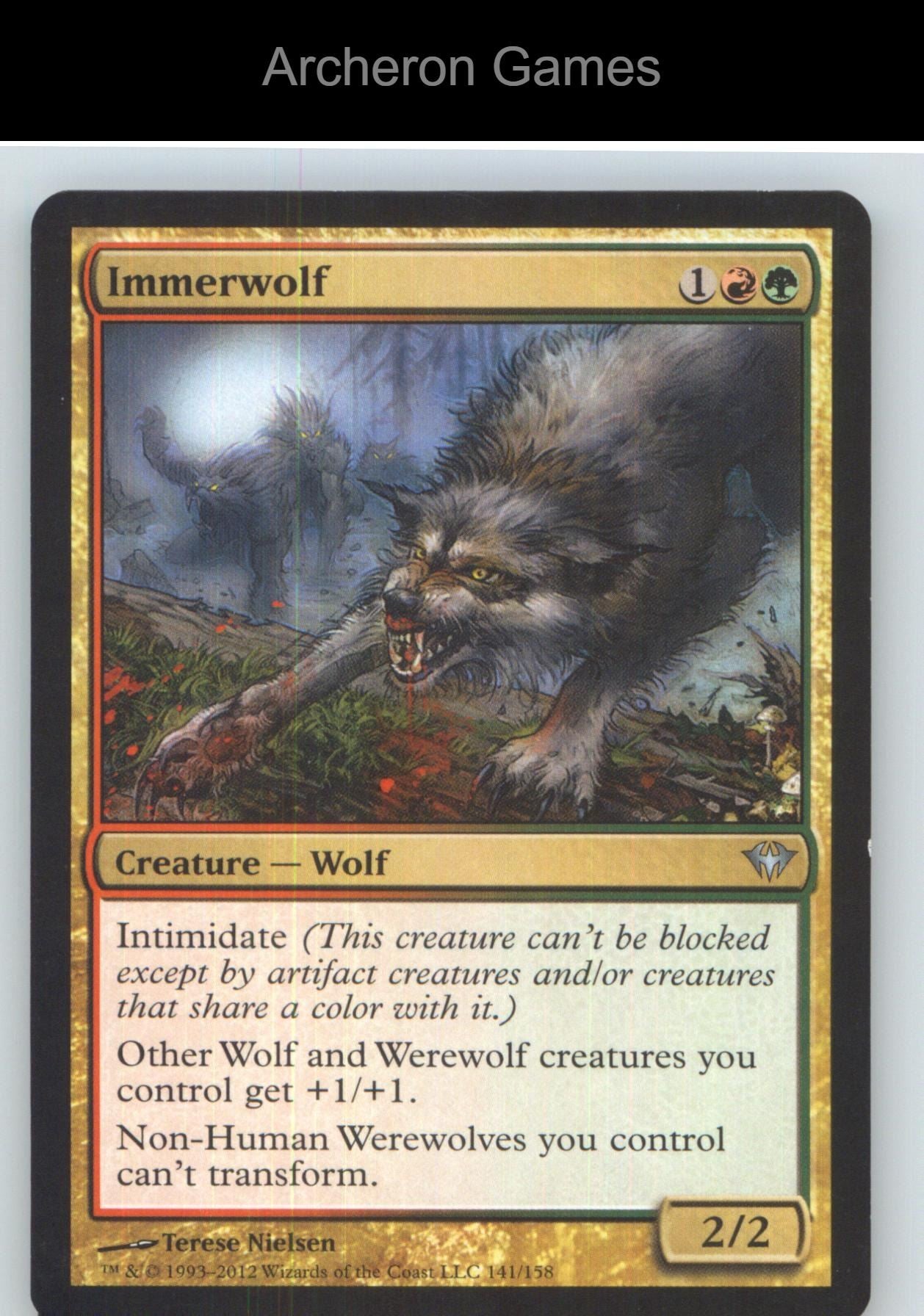 Immerwolf DKA 141 UC MTG Card NM/EX+