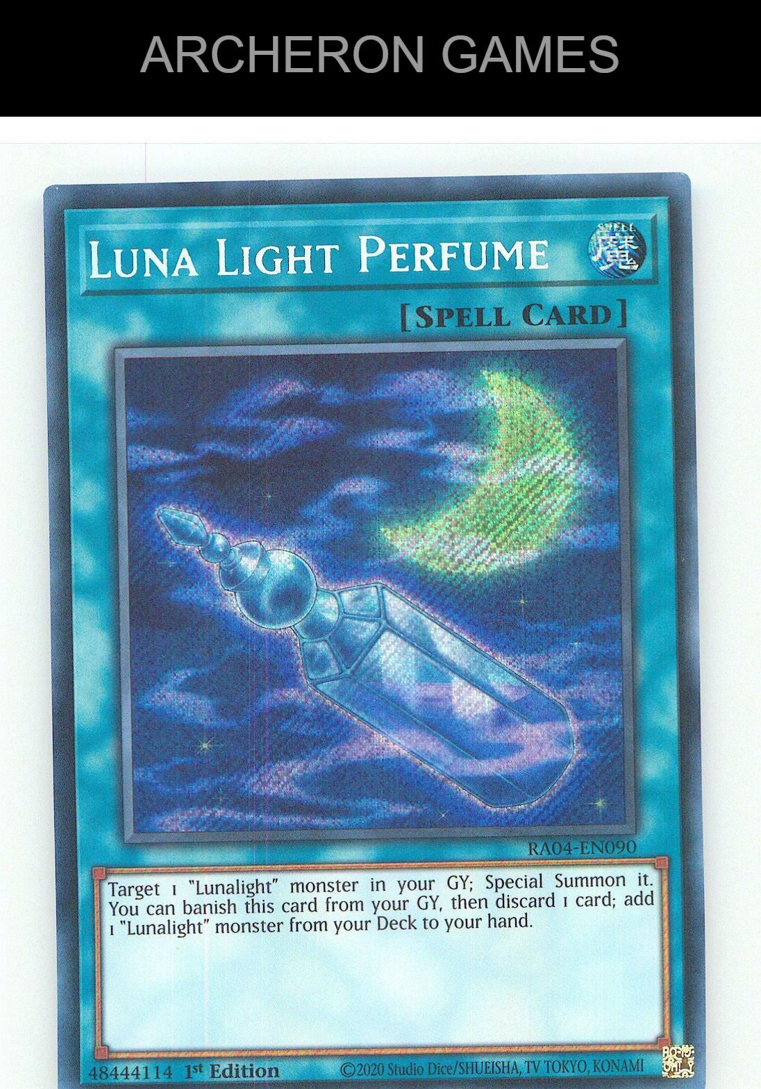 Luna Light Perfume (Secret Rare) SEC YUGIOH Card 1st Edition