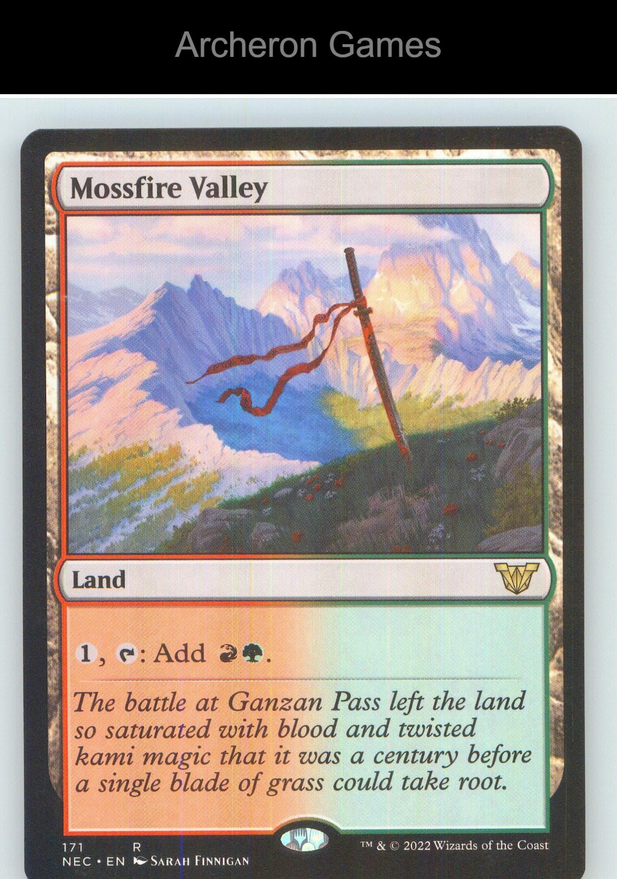 Mossfire Valley NEC 171 R MTG Card NM/EX+