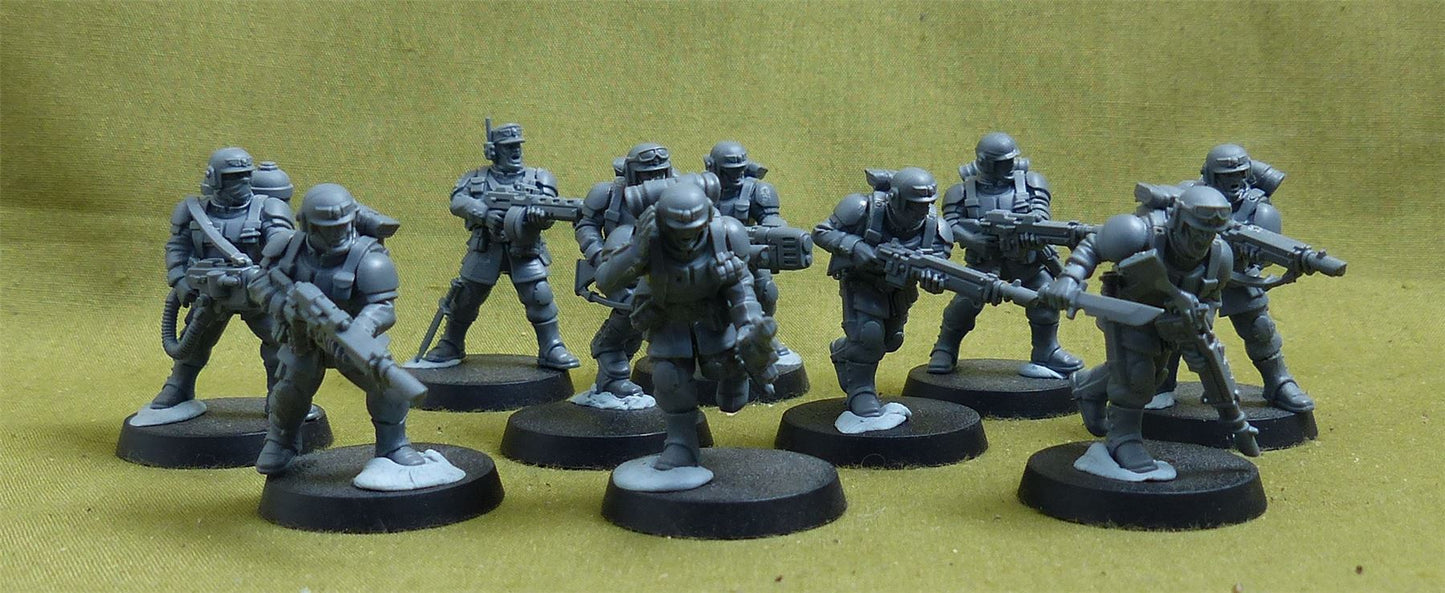 Cadian Shock Troops - Astra Militarum - Warhammer 40K #1P8