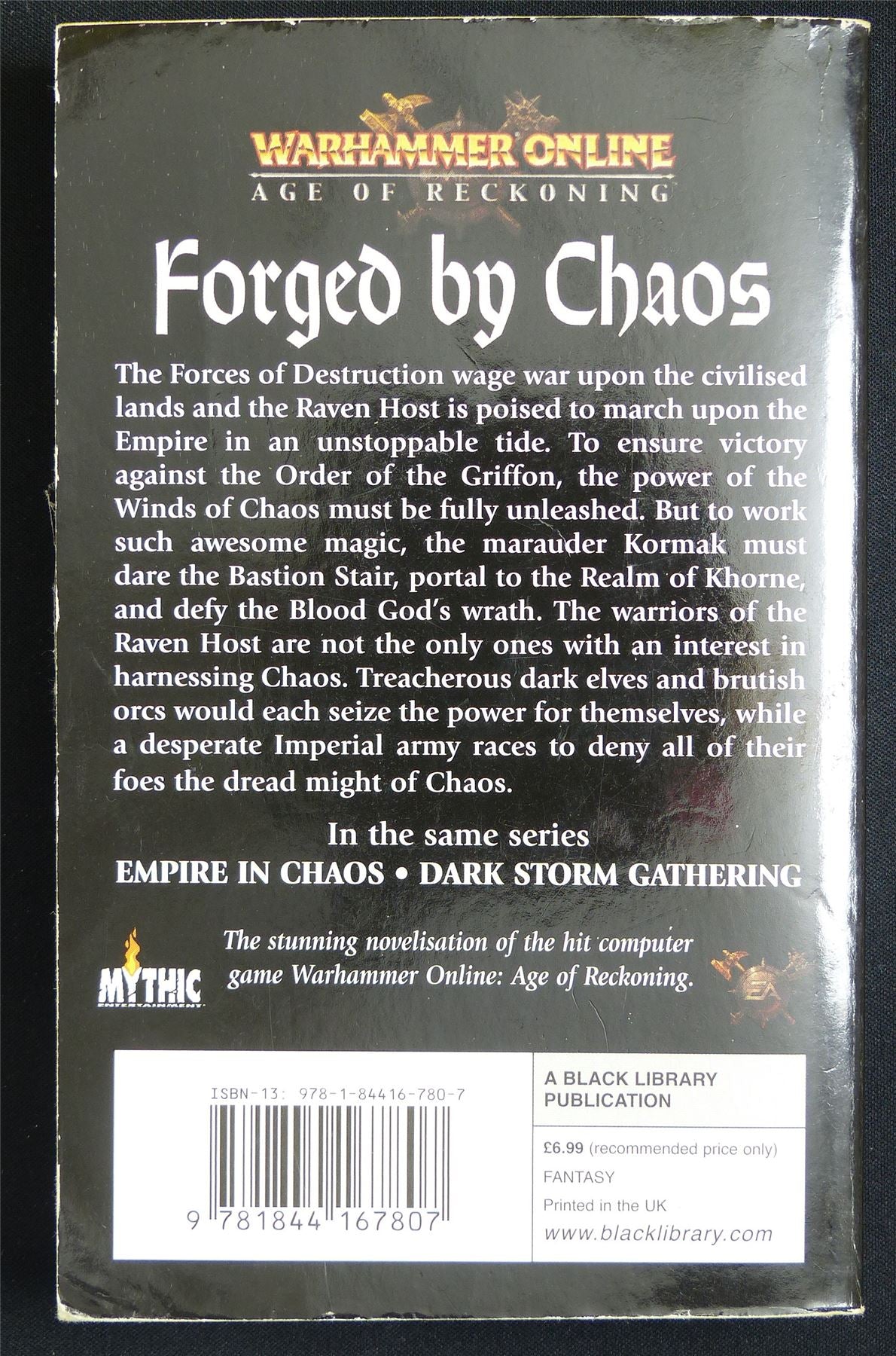 Age of Reckoning: Forged by Chaos - Warhammer Novel Softback #2L7