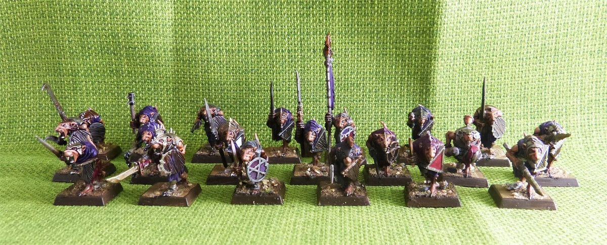 Skaven - Clan Rats - Painted x 20 - Warhammer AoS 40k #FL