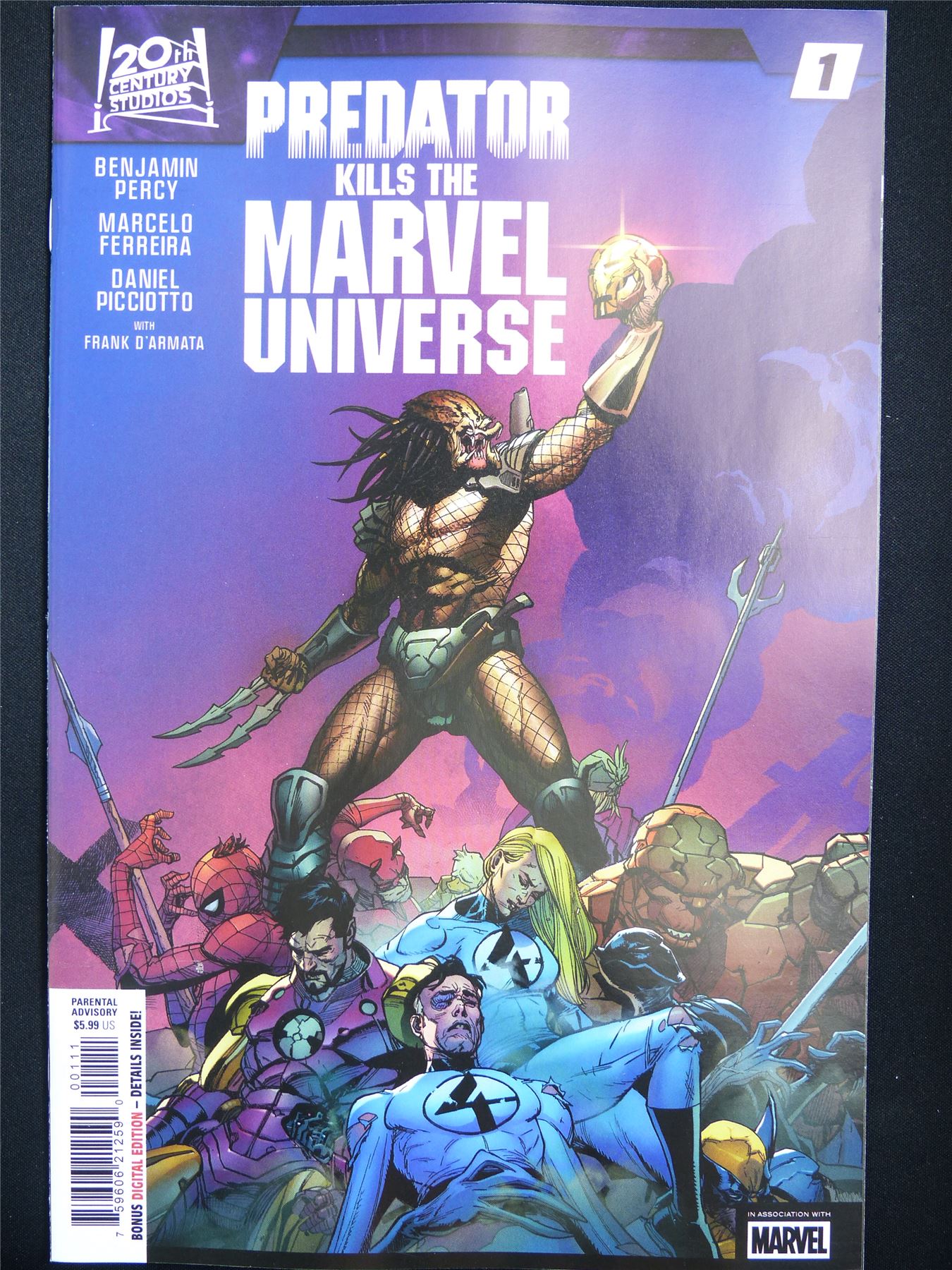 PREDATOR Kills the Marvel Universe #1 - Oct 2025 Marvel Comic #2W6