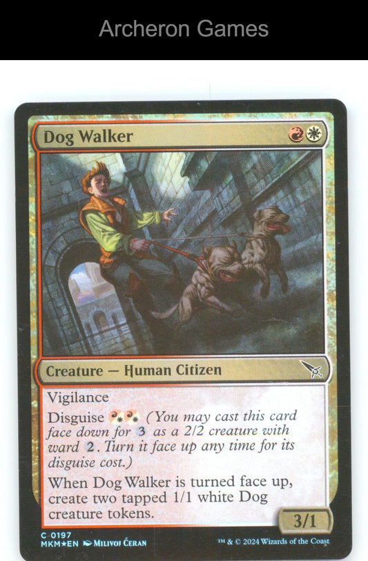 Dog Walker MKM 197 C MTG Card Murders at Karlov Manor Foil