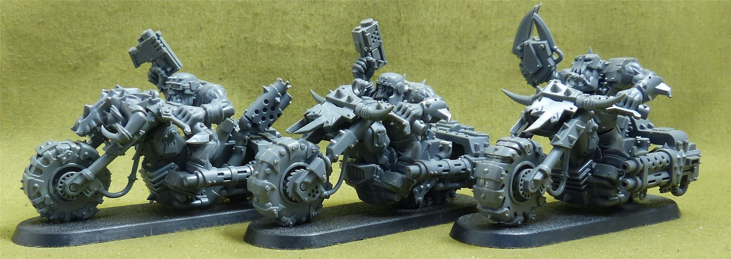 Warbiker Mob - Orks - Warhammer 40k #12U