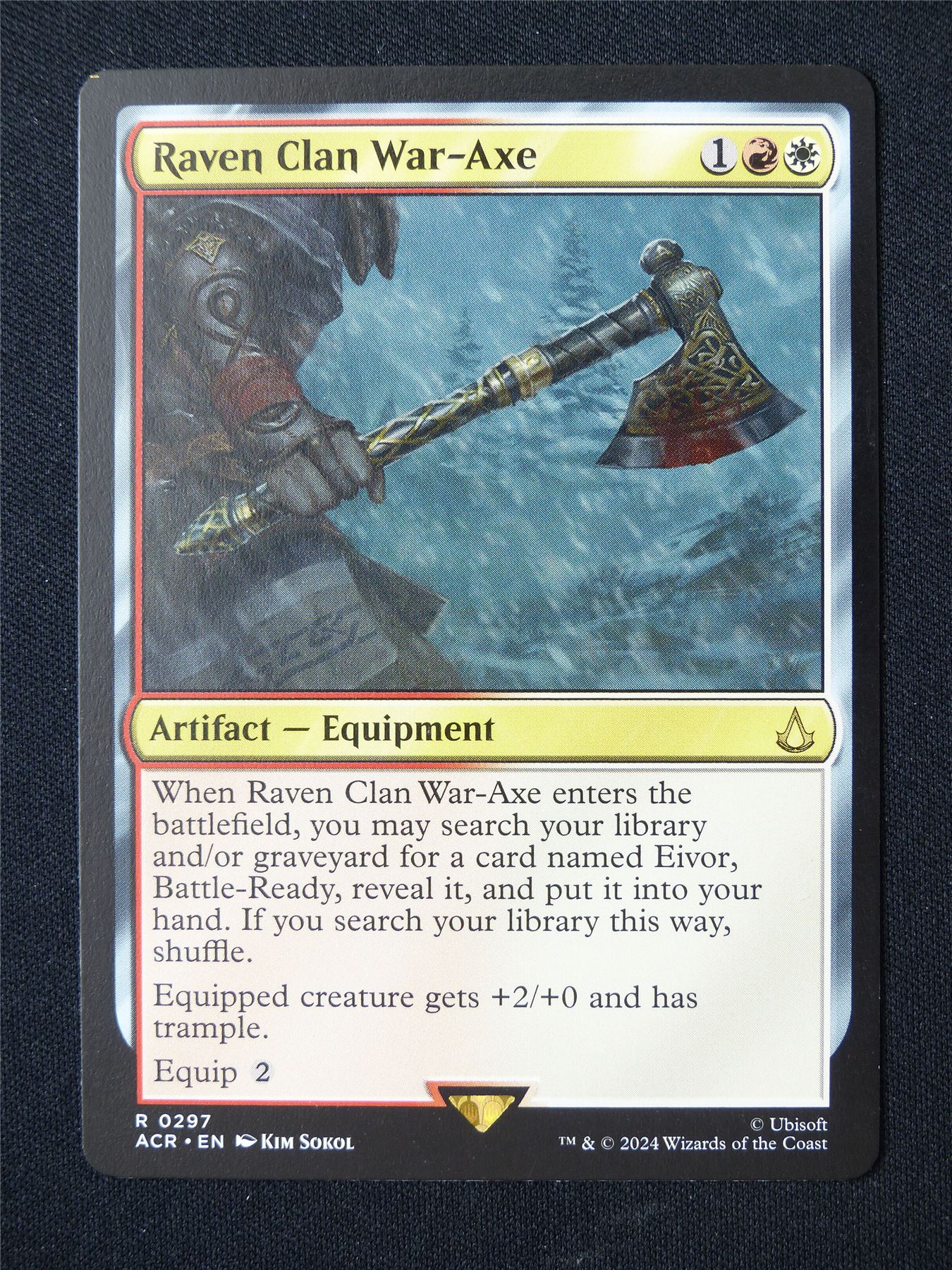 Raven Clan War-Axe - ACR - Mtg Card #7C8