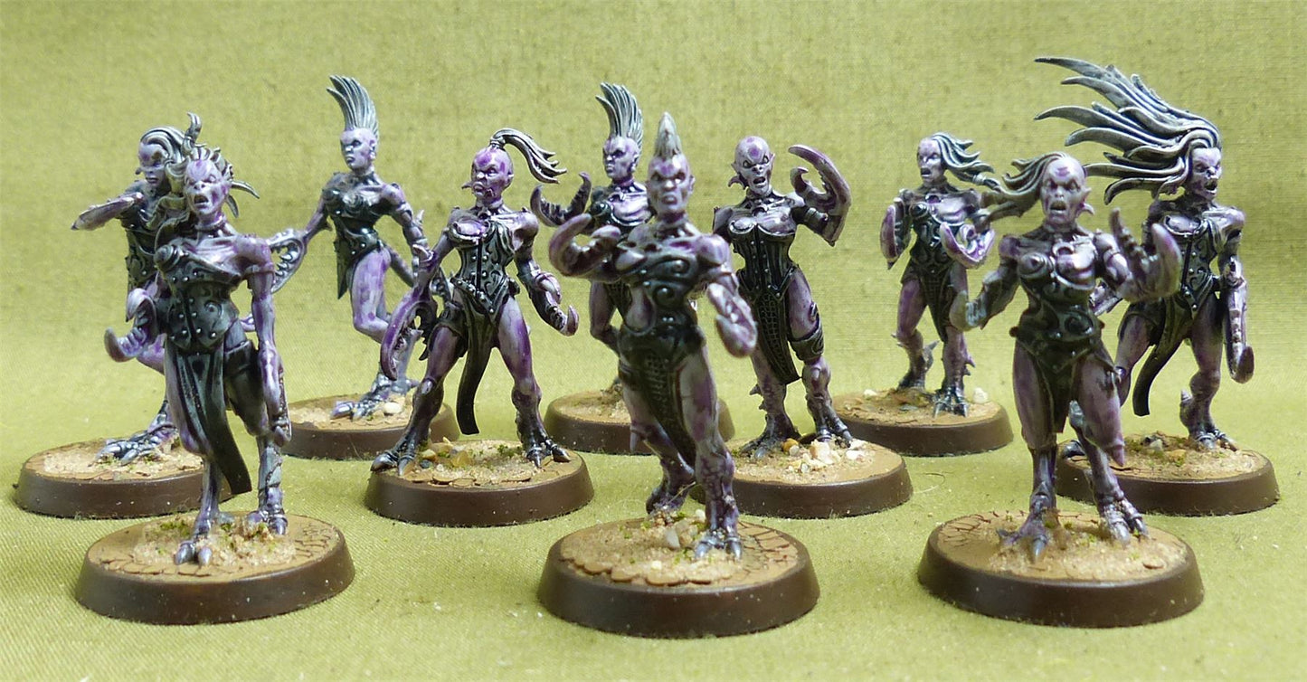 Daemonettes painted - Hedonites of Slaanesh - Warhammer AoS #325