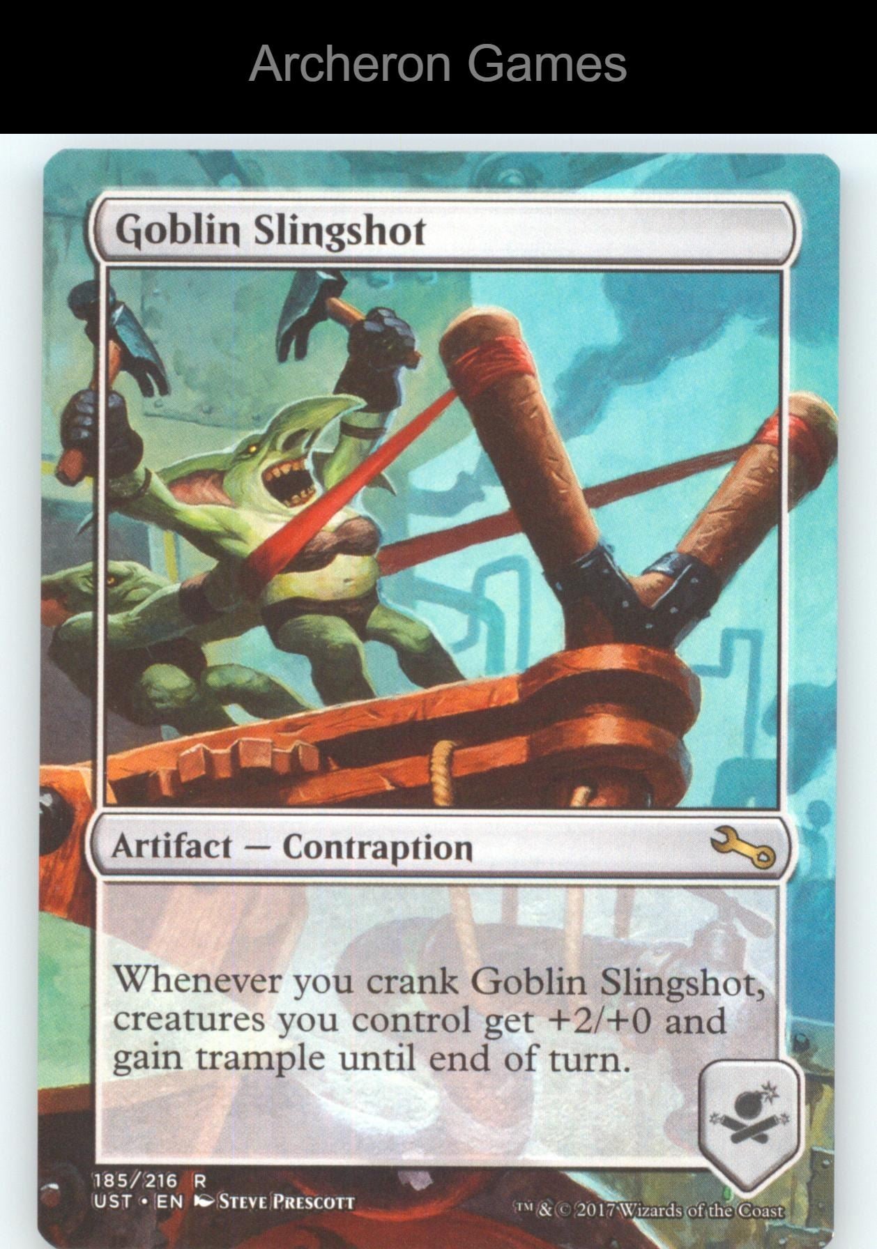 Goblin Slingshot 185 R MTG Card Unstable