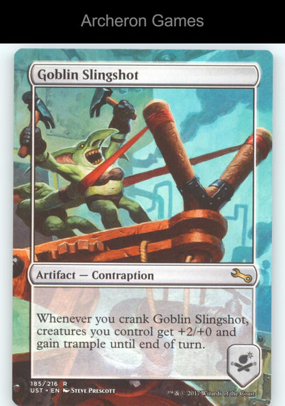 Goblin Slingshot 185 R MTG Card Unstable