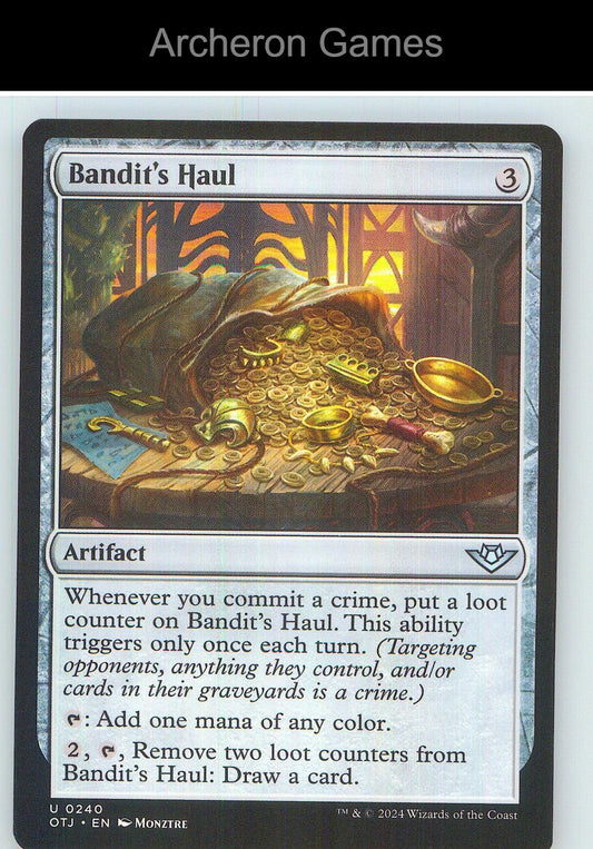 Bandit's Haul OTJ 240 UC MTG Card NM/EX+