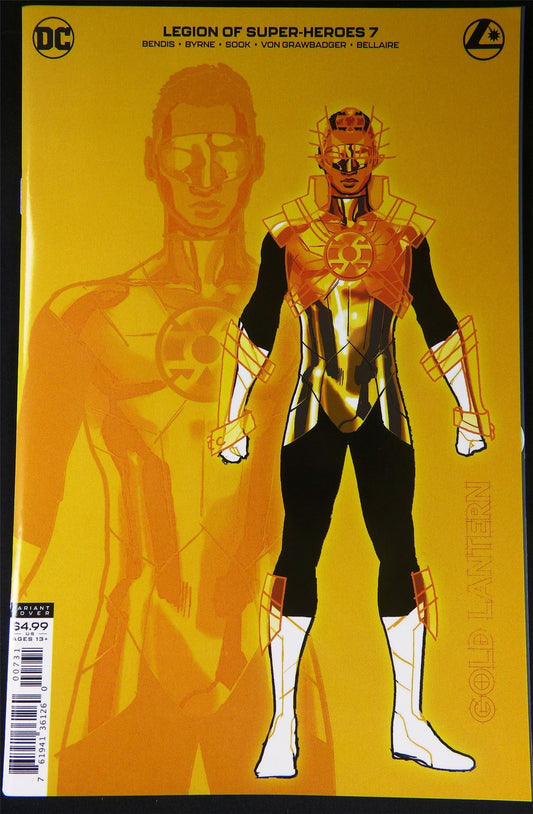 LEGION of Superheroes #7 Gold Lantern Variant - DC Comic #VU
