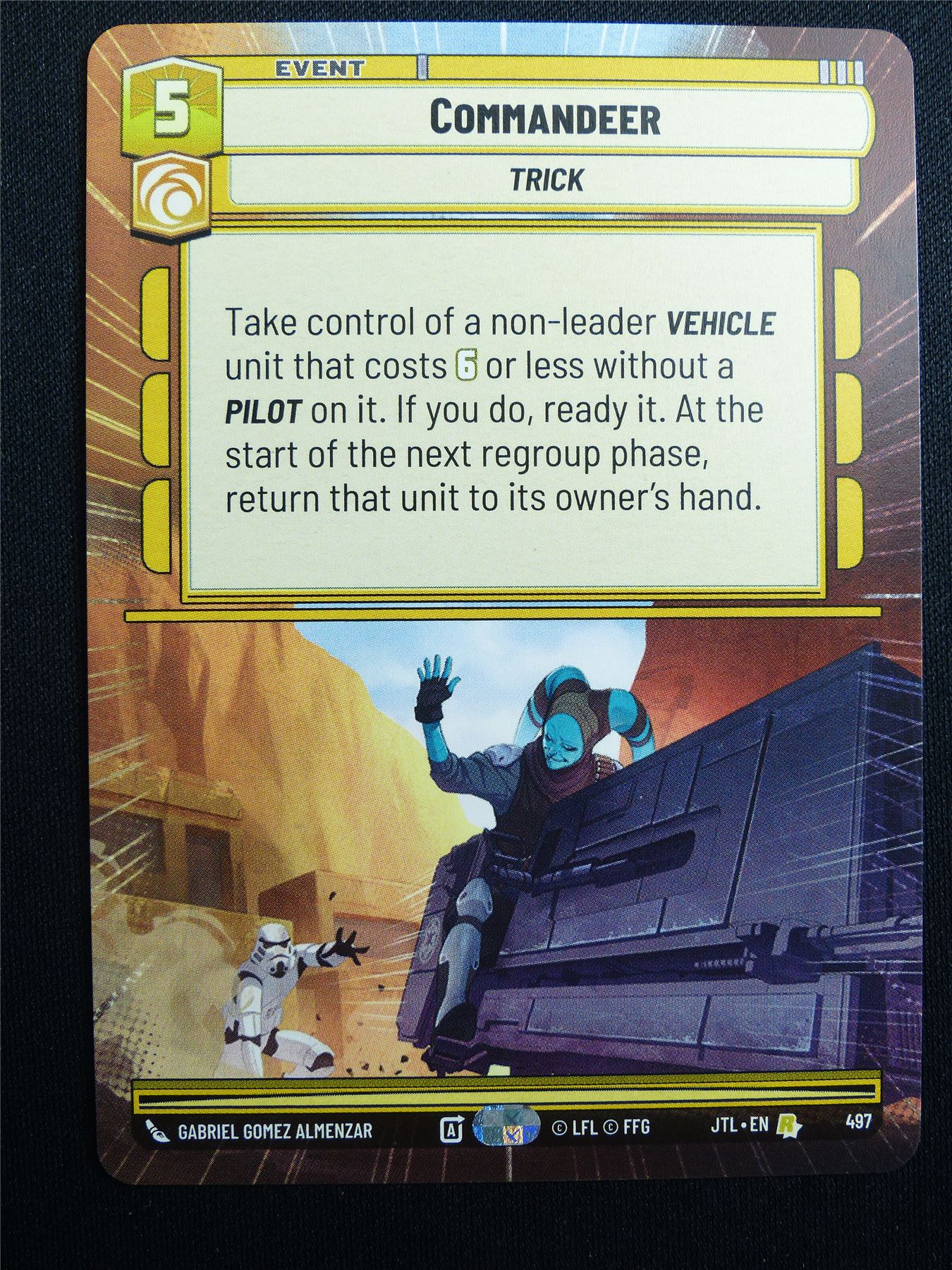 Commandeer 497 Hyperspace - Star Wars Unlimited Card #4IR