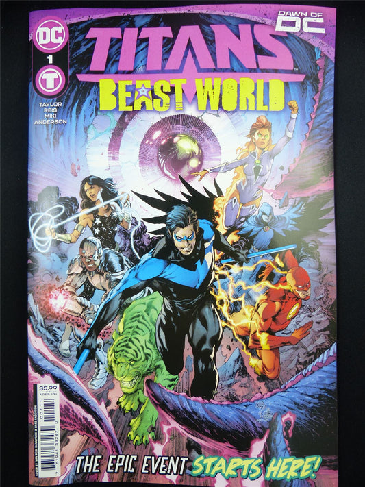 TITANS: Beast World #1 - Jan 2024 DC Comic #13L