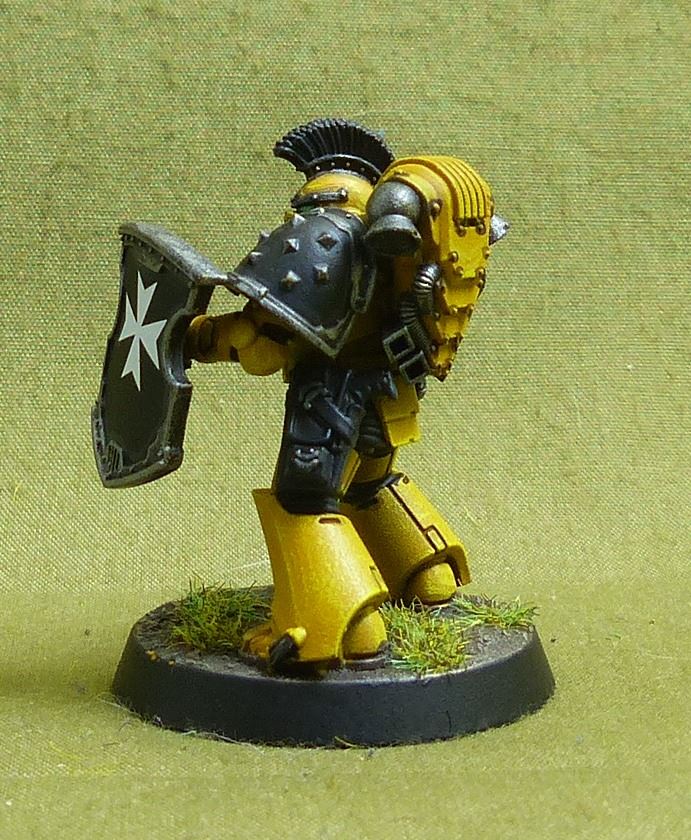 Centurion Conversion painted - Imperial Fists - Warhammer Horus Heresy #2N9