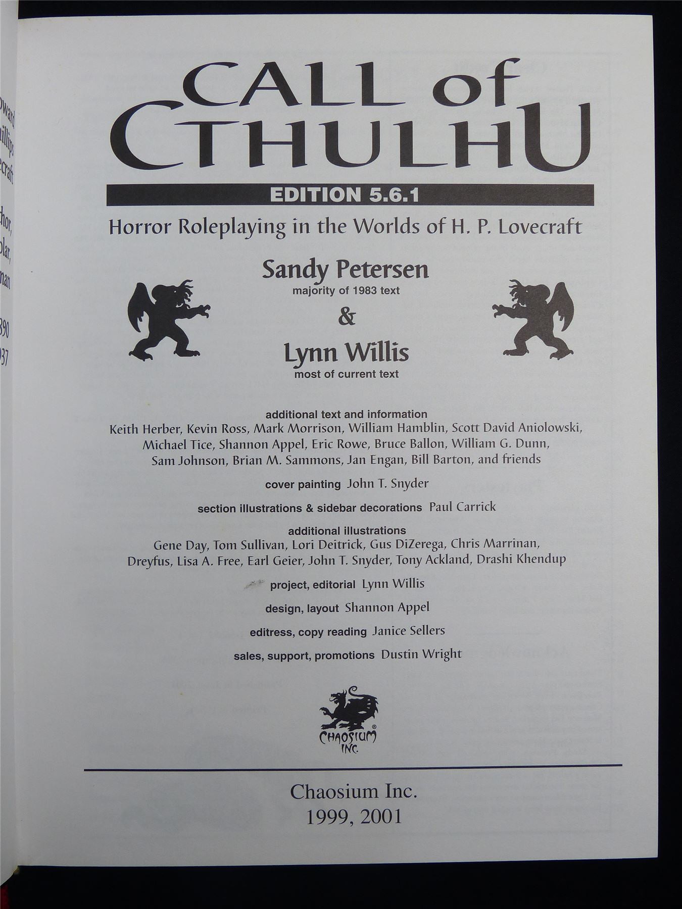 Call of Cthulhu Horror Roleplaying Core Game - Roleplaying Hardback #2MI