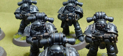 MKIII Tactical Squad set of 10 painted - Iron Hands - Warhammer Horus Heresy #2QH