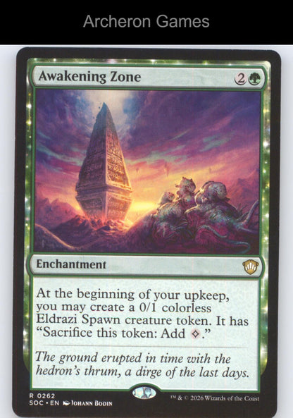 Awakening Zone SOC 262 R MTG Card Commander: Secrets of Strixhaven