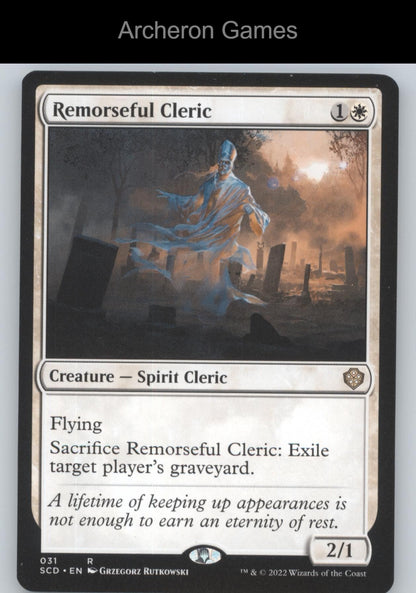 Remorseful Cleric 31 R MTG Card Starter Commander Decks