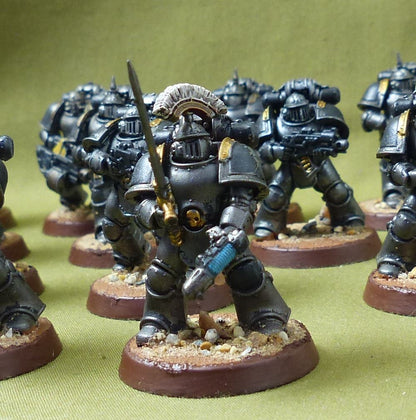 MKIII Tactical Squad painted - Iron Hands - Warhammer Horus Heresy #9H9