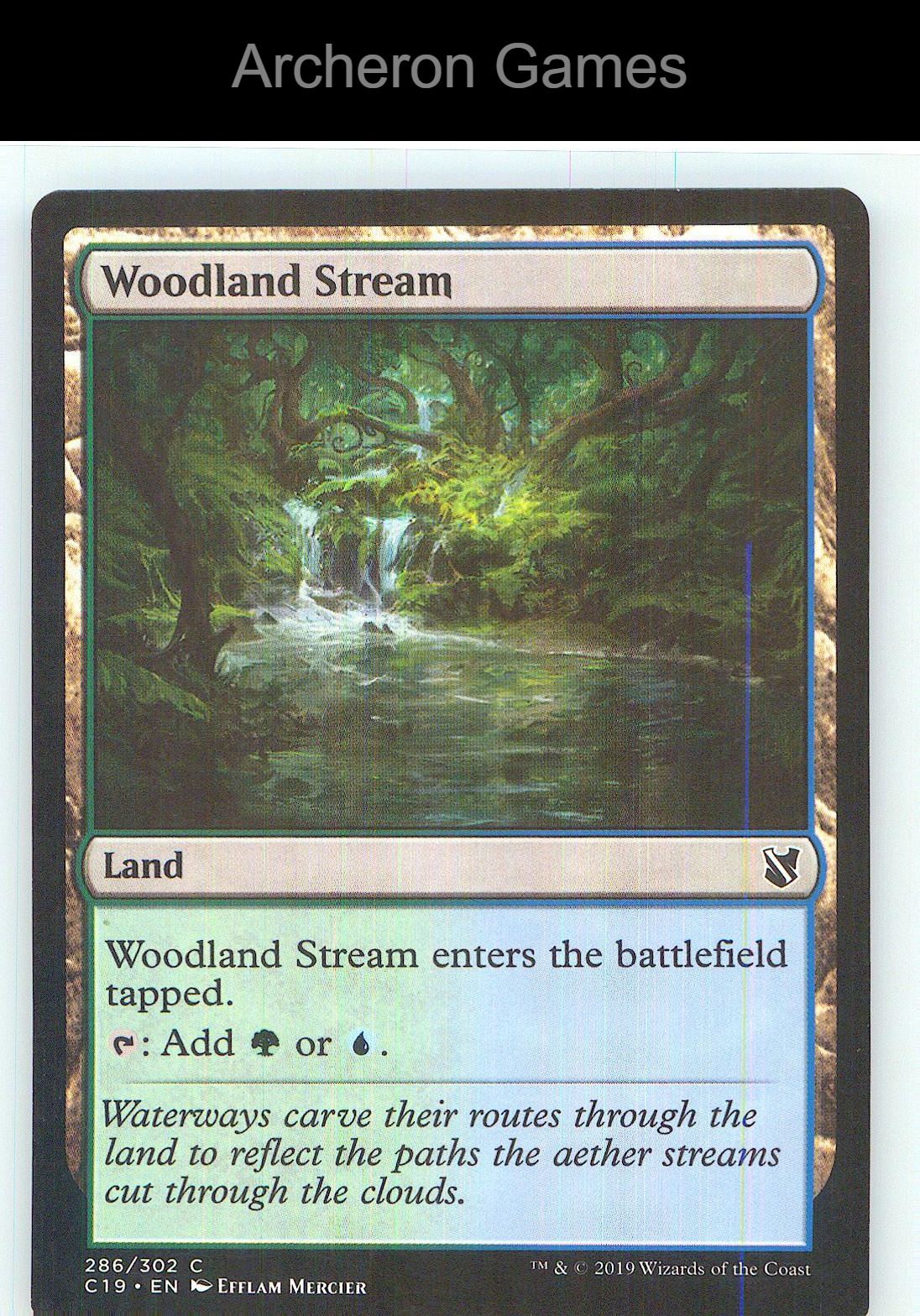 Woodland Stream C19 286 C MTG Card NM/EX+