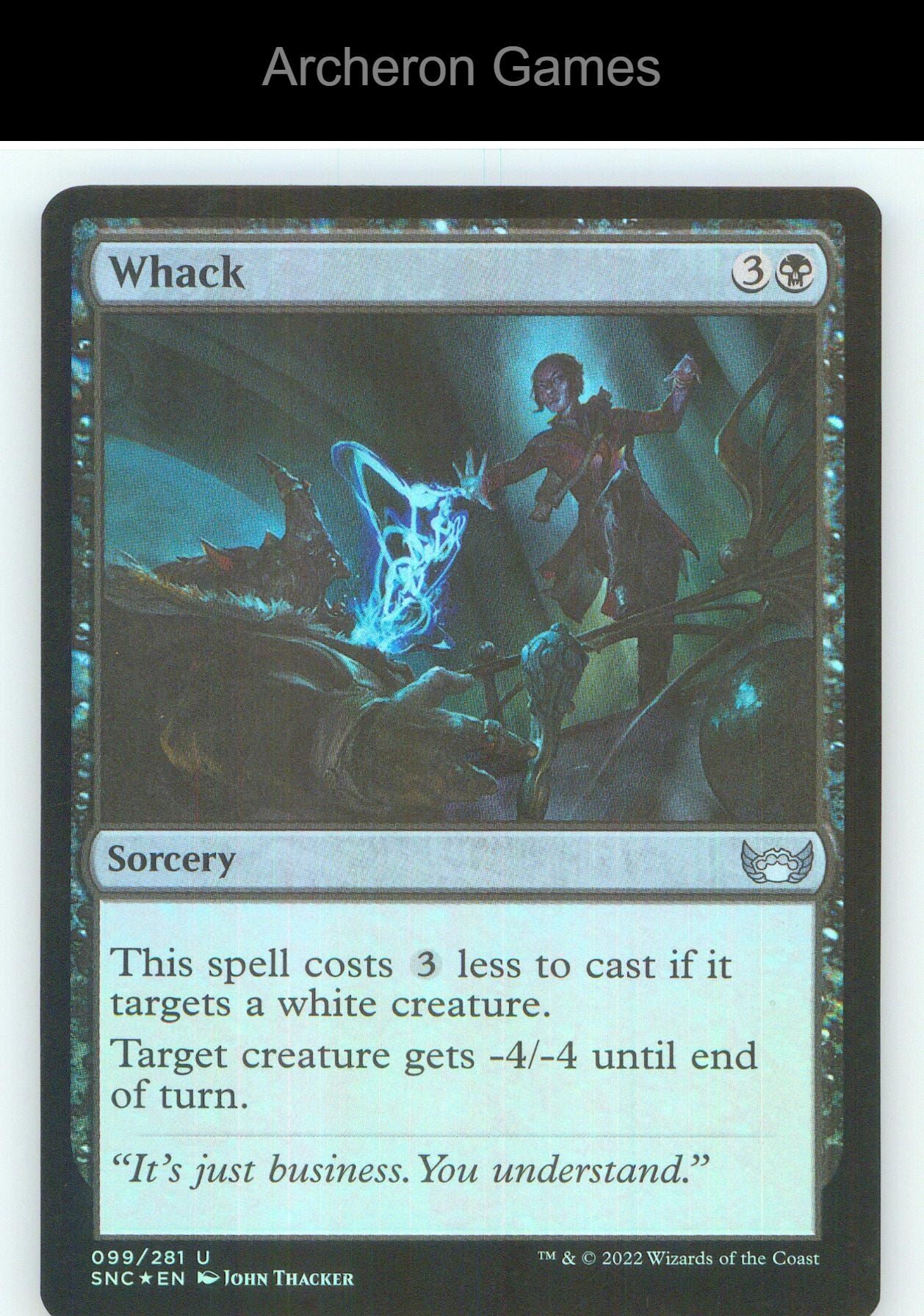 Whack SNC 99 UC MTG Card NM/EX+ Foil