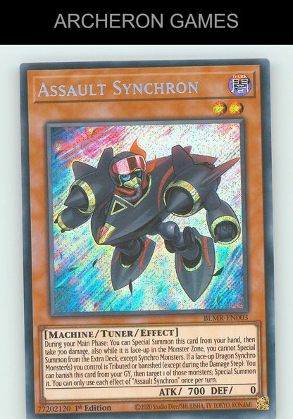 Assault Synchron SEC YUGIOH Card