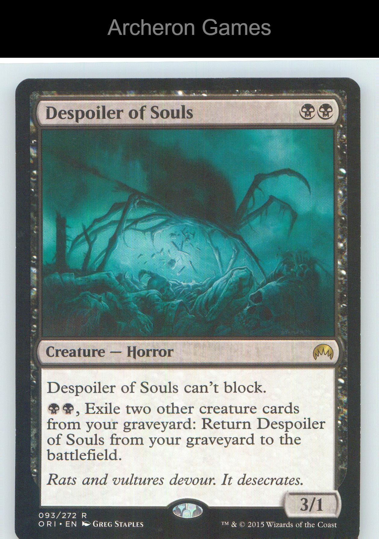 Despoiler of Souls ORI 93 R MTG Card NM/EX+