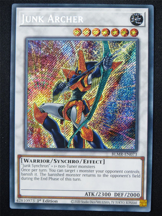 Junk Archer BLMR Secret Rare - 1st ed Yugioh Card #4JP